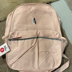 NEW Deal Worthy Backpack / Bookbag 16" Light Pink